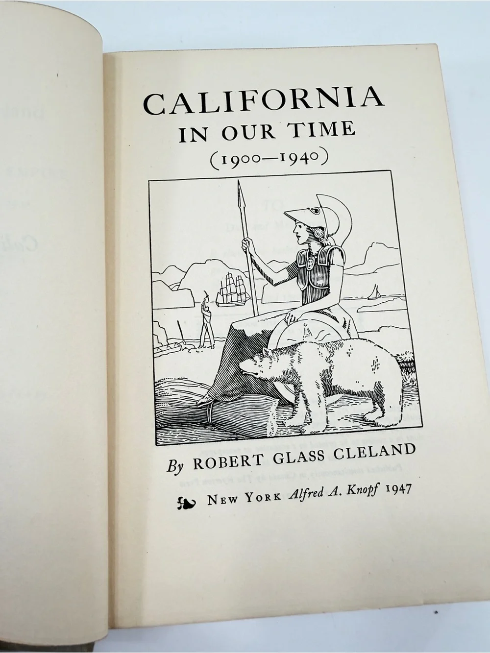 First Edition, 1947, Author Signed California In Our Times 1900-1940, Hard Cover